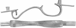 Triggerguard, Hawken Rifle, sand cast nickel silver